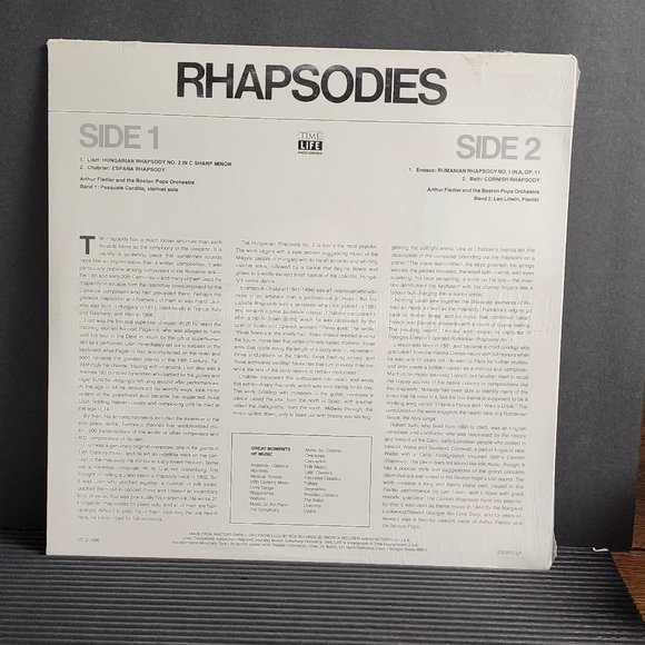 "Rhapsodies" Vinyl Record - Picture 2 of 4